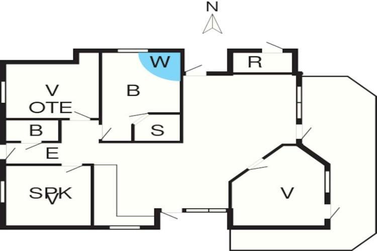 8 Person Holiday Home In Ulfborg Exteriör bild