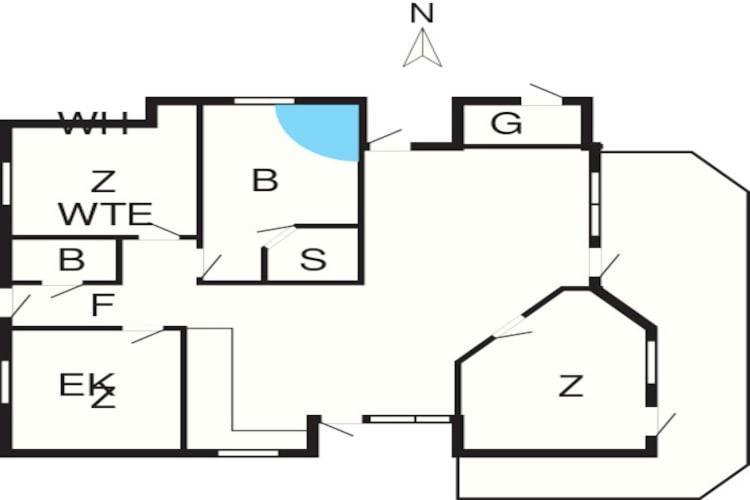 8 Person Holiday Home In Ulfborg Exteriör bild